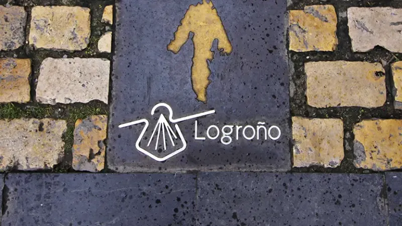 The French Way in Logroño The French Way in Logroño