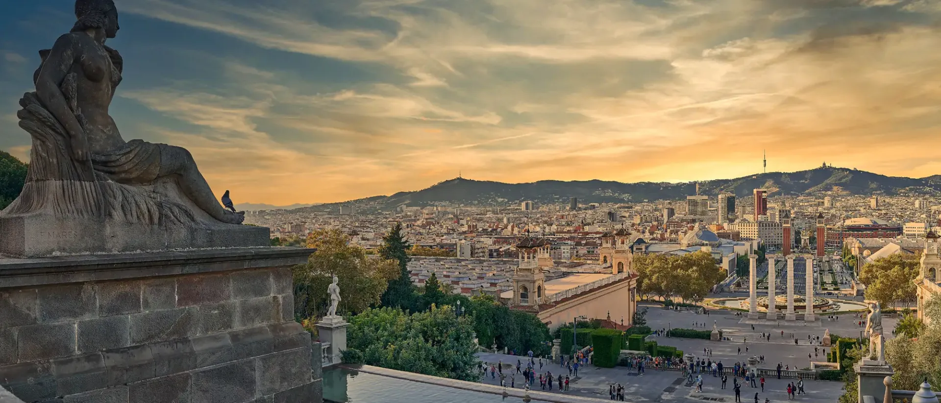 Blick auf Barcelona